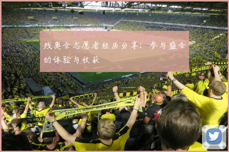 残奥会志愿者经历分享:参与盛会的体验与收获